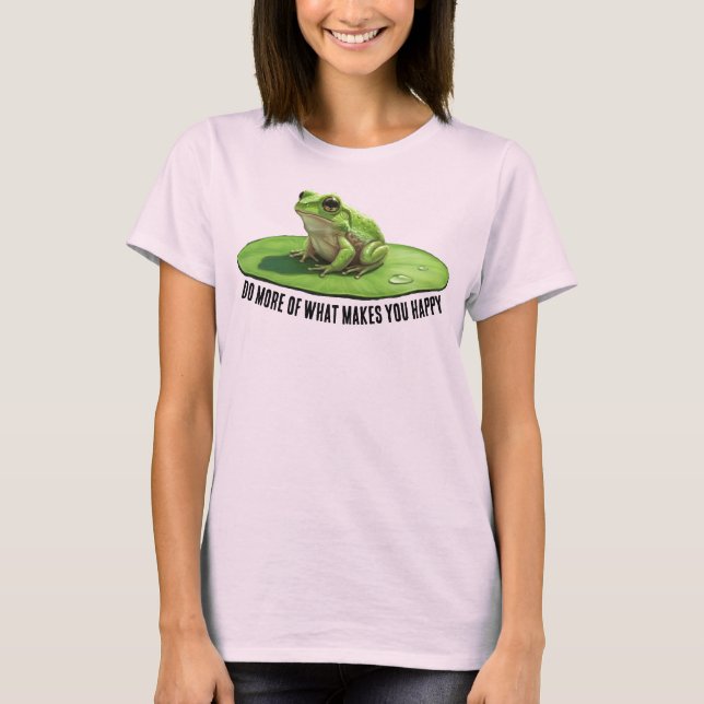 Camiseta JRG O Que Te Faz Feliz (Frente)
