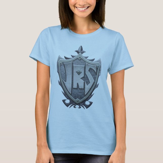 Camiseta JRS: A boneca das mulheres, azul (Frente)