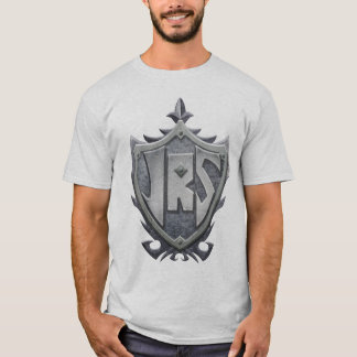 Camiseta JRS: O t-shirt básico dos homens, cinza