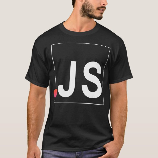 Camiseta JS   Java Script T Shirt  Programming  (Frente)