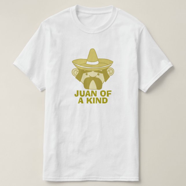 Camiseta Juan de um tipo (Frente do Design)