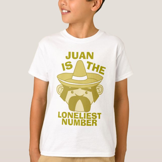 Camiseta Juan é o número mais longo (Frente)