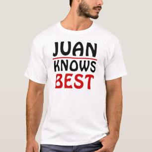 Camiseta Juan sabe melhor