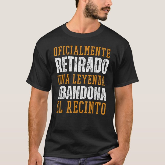Camiseta Jubilación Oficialmente Retirado Jubilado (Frente)