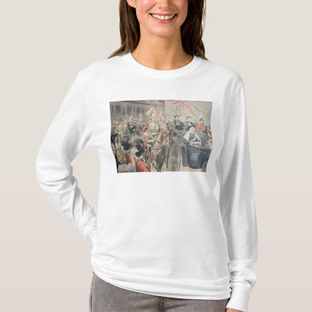 Camiseta Jubileu da rainha de Inglaterra (Frente)
