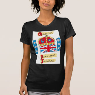 Camiseta jubileu de diamante 2012 da rainha elizabeth