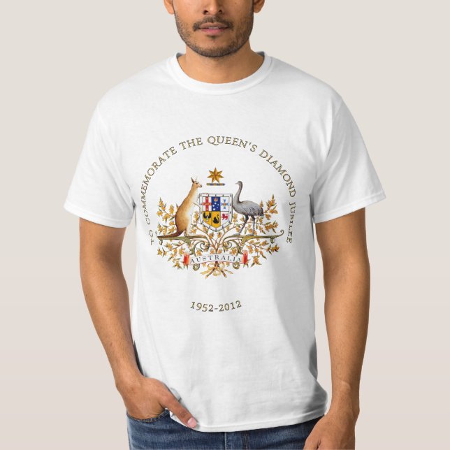 Camiseta Jubileu de diamante Austrália (Frente)
