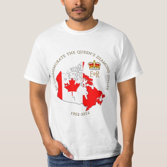 Camiseta Jubileu de diamante Canadá (Frente)