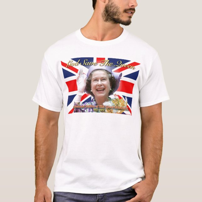 Camiseta Jubileu de diamante do HM rainha Elizabeth II (Frente)