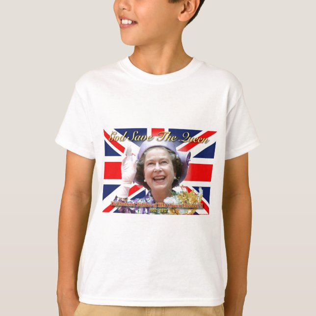 Camiseta Jubileu de diamante do HM rainha Elizabeth II (Frente)