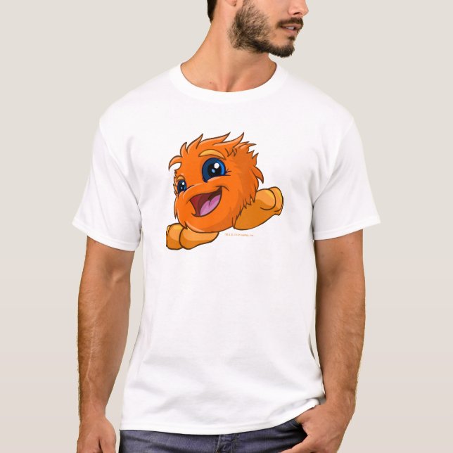 Camiseta JubJub alaranjado feliz (Frente)