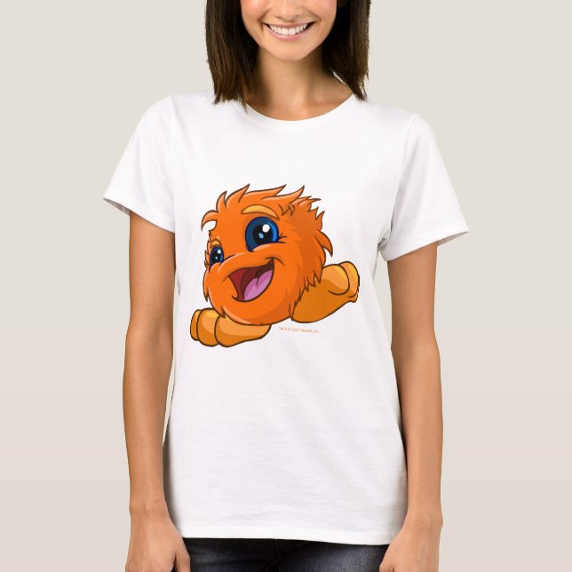 Camiseta JubJub alaranjado feliz (Frente)
