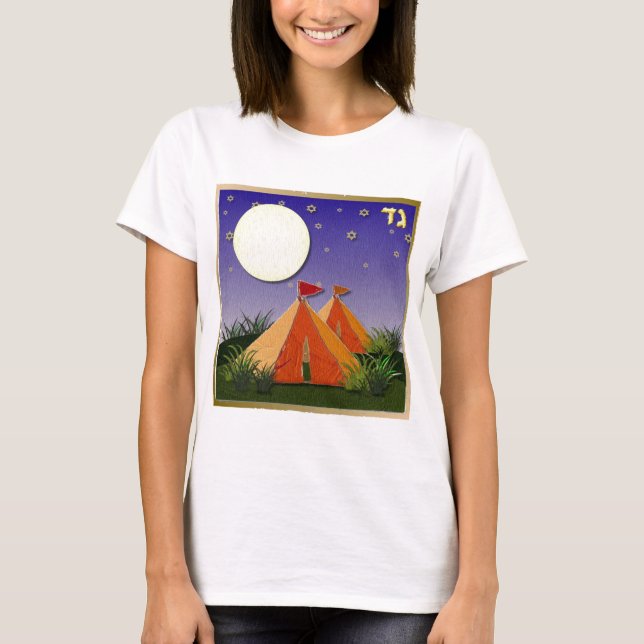 Camiseta Judaica 12 Tribos De Israel Gad (Frente)