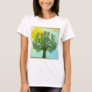 Camiseta Judaica 12 Tribos Israel Aser