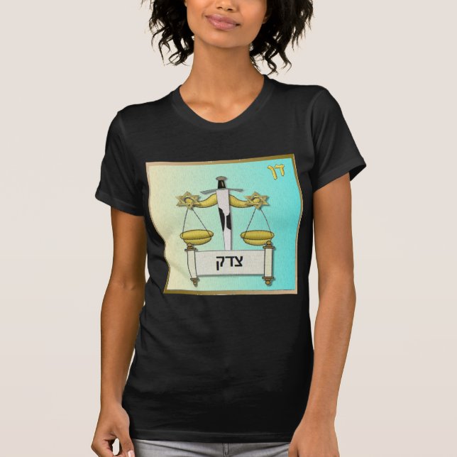 Camiseta Judaica 12 Tribos Israel Dan (Frente)