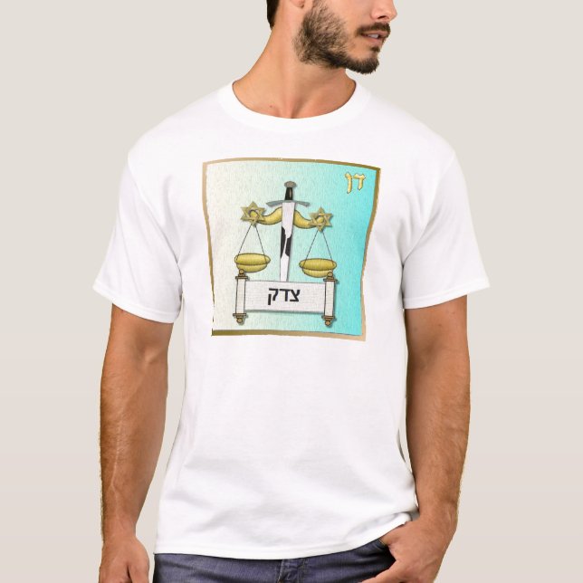 Camiseta Judaica 12 Tribos Israel Dan (Frente)