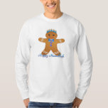 Camiseta Judaica Hanukkah Gingerpão Man Menorah<br><div class="desc">Você está vendo The Lee Hiller Designs Collection of Home and Office Decor,  Roupa,  Gifts and Coleções. As Designs incluem Lee Hiller Photoographic e Mixed Media Digital Art Collection. Você pode ver sua fotografia da Nature em http://HikeOurPlanet.com/ e seguir seu blog de caminhada no Hot Primavera National Park.</div>