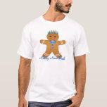 Camiseta Judaica Hanukkah Gingerpão Man Menorah<br><div class="desc">Você está vendo The Lee Hiller Designs Collection of Home and Office Decor,  Roupa,  Gifts and Coleções. As Designs incluem Lee Hiller Photoographic e Mixed Media Digital Art Collection. Você pode ver sua fotografia da Nature em http://HikeOurPlanet.com/ e seguir seu blog de caminhada no Hot Primavera National Park.</div>