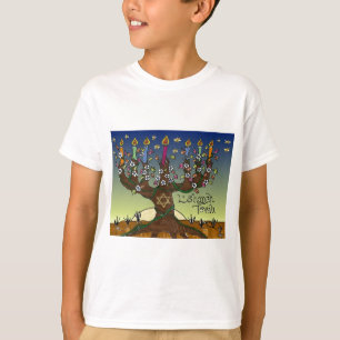 Camiseta Judaica L'shanah Tovah Tree Of Life Gifts Roupa