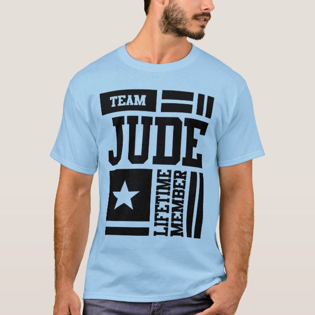 Camiseta Jude Personalizado Nome Aniversário Presente (Frente)