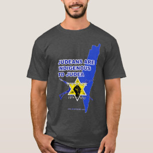 Camiseta "Judeos São Indígenas De Judeia" (Cinza)