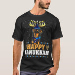 Camiseta Judeu Dachshund Menorah Hanukkah Chanukah<br><div class="desc">Judeu Dachshund Menorah Hanukkah Chanukah</div>