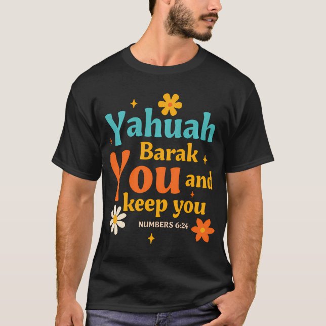 Camiseta Judeu Fé Yahweh Jesus Hebraico Yahuah Barak (Frente)