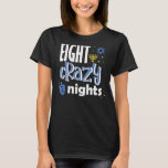 Camiseta Judeu Hanukkah Oito Noites Loucas Chanukah Vintag<br><div class="desc">Judeu Hanukkah Oito Noites Loucas Chanukah Vintage Menorah</div>