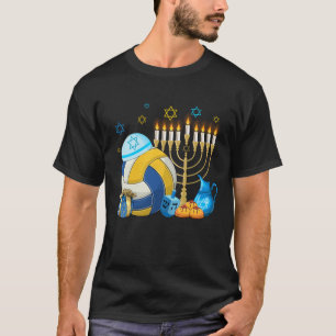 Camiseta Judeu Menorah Hanukkah Chanukah Esporte