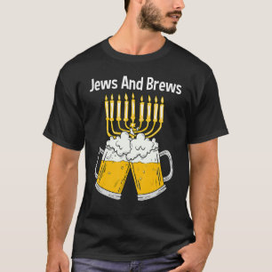 Camiseta Judeus e Criam a Cerveja de Rosh Hashanah, Ano Nov