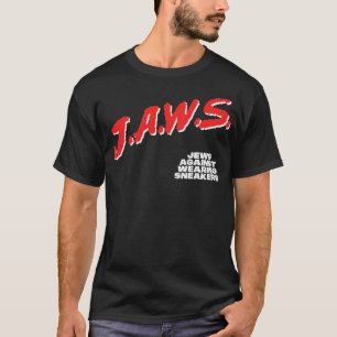 Camiseta Judeus JAWS Contra Vestir tênis