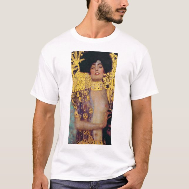 Camiseta Judith (Lady in Dourado), Gustav Klimt (Frente)