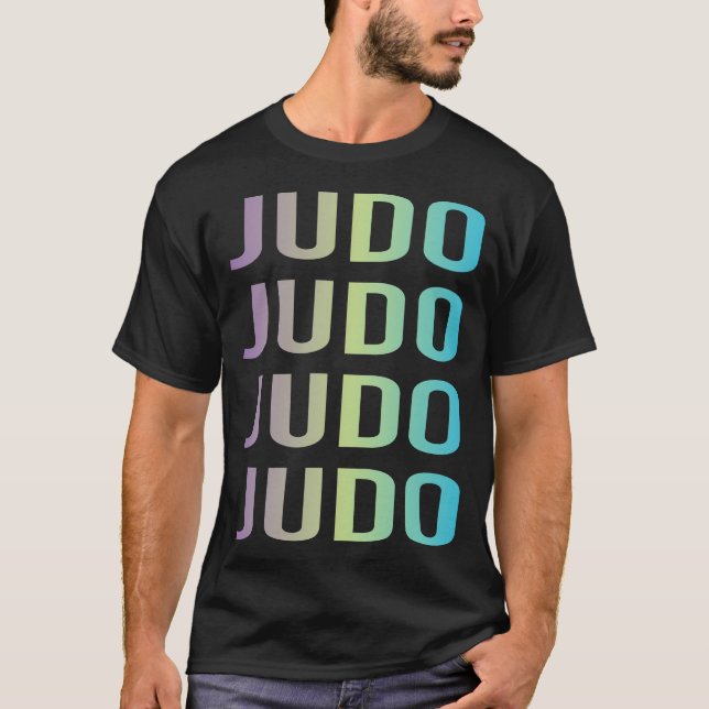 Camiseta Judo Azul Roxo (Frente)