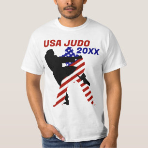 Camiseta JUDO DAS Artes Marciais Patrióticas dos EUA