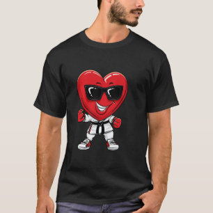 Camiseta Judô de Karatê Taekwondo Preto Clássico do Dia dos