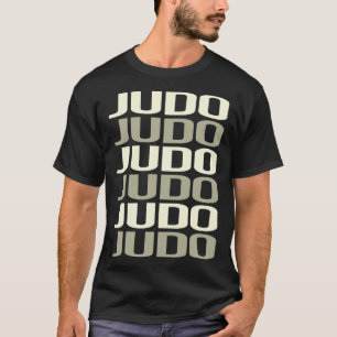 Camiseta Judo de Texto Branco