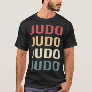 Camiseta Judo de Texto Retro