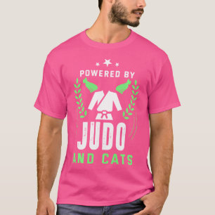 Camiseta Judo Funny Cat Lover Esporte Arte Marcial Humor Ju
