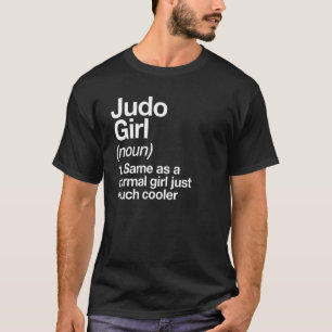 Camiseta Judo Girl Definition Fun Sassy Sports Japonês Mar