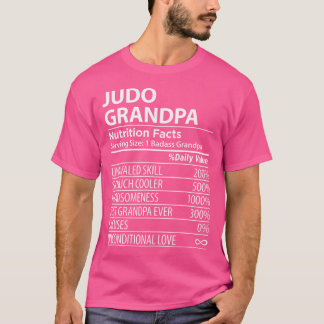 Camiseta Judo Grandpa Nutrição Fala Engraçado Judo Avô