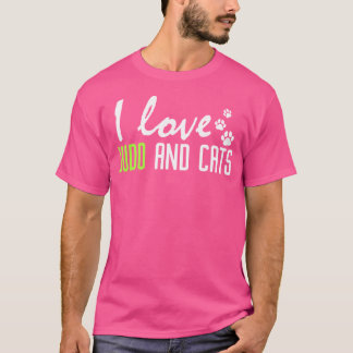 Camiseta Judo I Love Judo And Cats