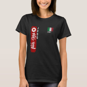 Camiseta Judo Italy bandeira italiana Judoka Dojo Martial a