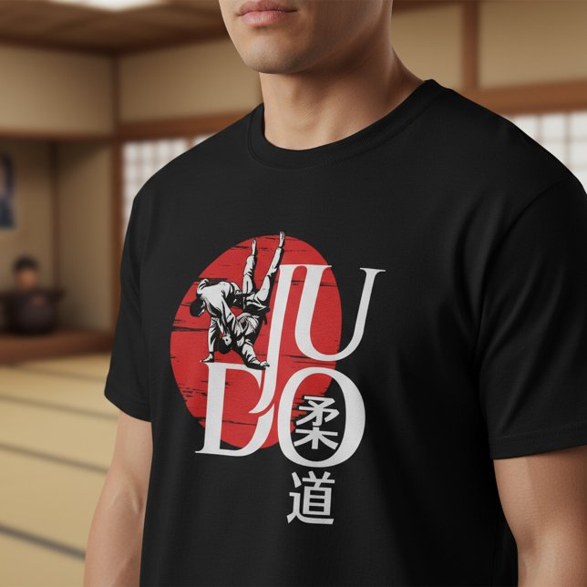 Camiseta Judo -Kanji, Rising Sun (Criador carregado)