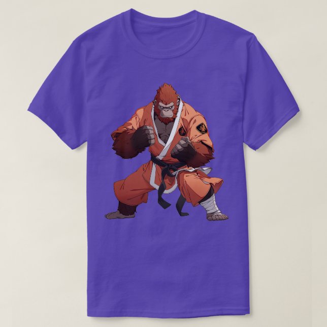 Camiseta Judo Orangutan (Frente do Design)