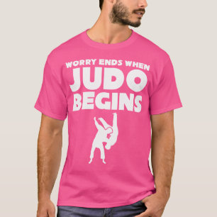 Camiseta Judo Preocupa Termina Quando Judo Começa