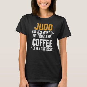 Camiseta Judo resolve meus problemas café Judoka Jujitsu Ma
