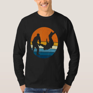 Camiseta Judo Sports Retro Vintage Arte Marcial Sunset