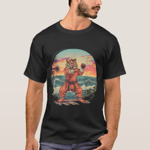 Camiseta Judo Tiger Beach Judo Taekwondo Kickboxing Artes M