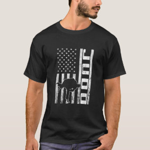 Camiseta Judo USA Flag Jaqueta Luta América Arte Marcial