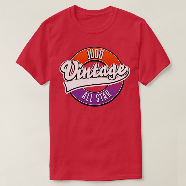 Camiseta Judo vintage All Star (Frente do Design)